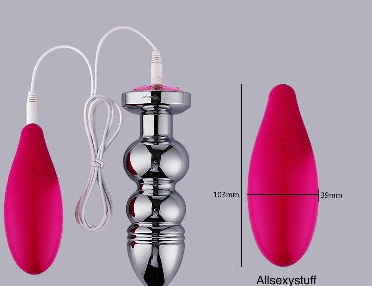 Stainless Steel Anal Vibrator - All Sexy Stuff