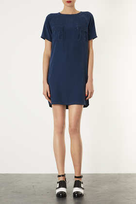MOTO Indigo Tencel Dress - Topshop USA