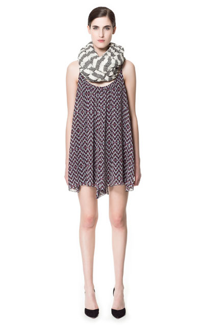 PRINTED STRAPPY DRESS - Dresses - Woman - ZARA United States