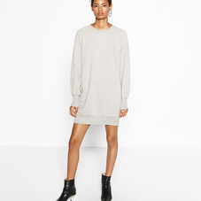 WIDE CUT PLUSH DRESS - NEW IN-WOMAN | ZARA United States