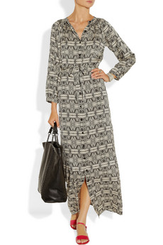Tucker&nbsp;|&nbsp;Stretch-silk crepe de chine printed maxi dress&nbsp;|&nbsp;NET-A-PORTER.COM