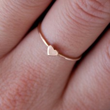 Catbird&nbsp;::&nbsp;shop by category&nbsp;::&nbsp;JEWELRY&nbsp;::&nbsp;Heart Ring, Rose Gold