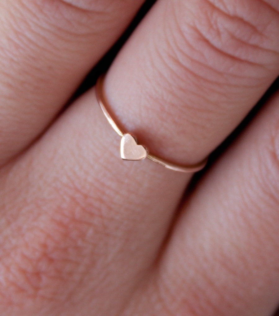 Catbird&nbsp;::&nbsp;shop by category&nbsp;::&nbsp;JEWELRY&nbsp;::&nbsp;Heart Ring, Rose Gold