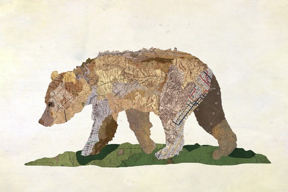 California Grizzly Bear by laferrera on Etsy