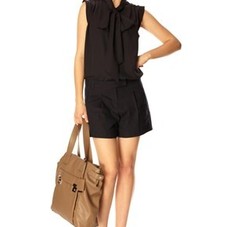 KATHERINE PLAINS TIE NECK TOP - Tops - French Connection Usa