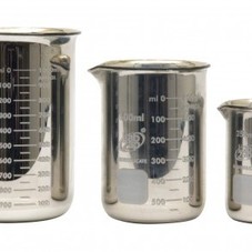 Mercury Glass Beakers  | Jayson Home