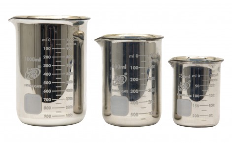 Mercury Glass Beakers  | Jayson Home