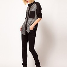 ASOS | ASOS Shirt With Hot Fix Studded Front at ASOS