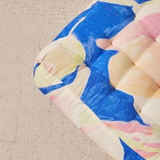 Convertible Printed Triangle Floor Cushion | Urban Outfitters