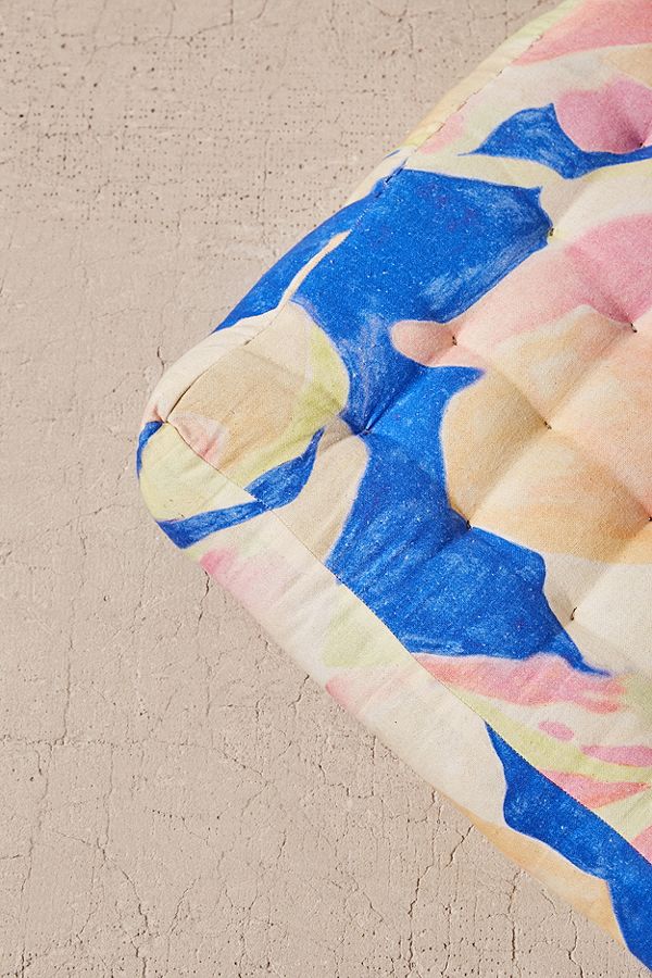 Convertible Printed Triangle Floor Cushion | Urban Outfitters