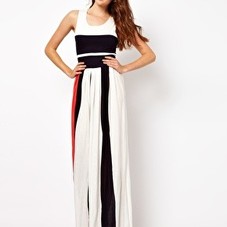 French Connection | French Connection Bold Stripe Maxi Dress at ASOS