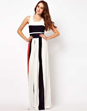 French Connection | French Connection Bold Stripe Maxi Dress at ASOS