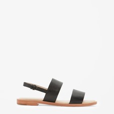Leather strap sandals