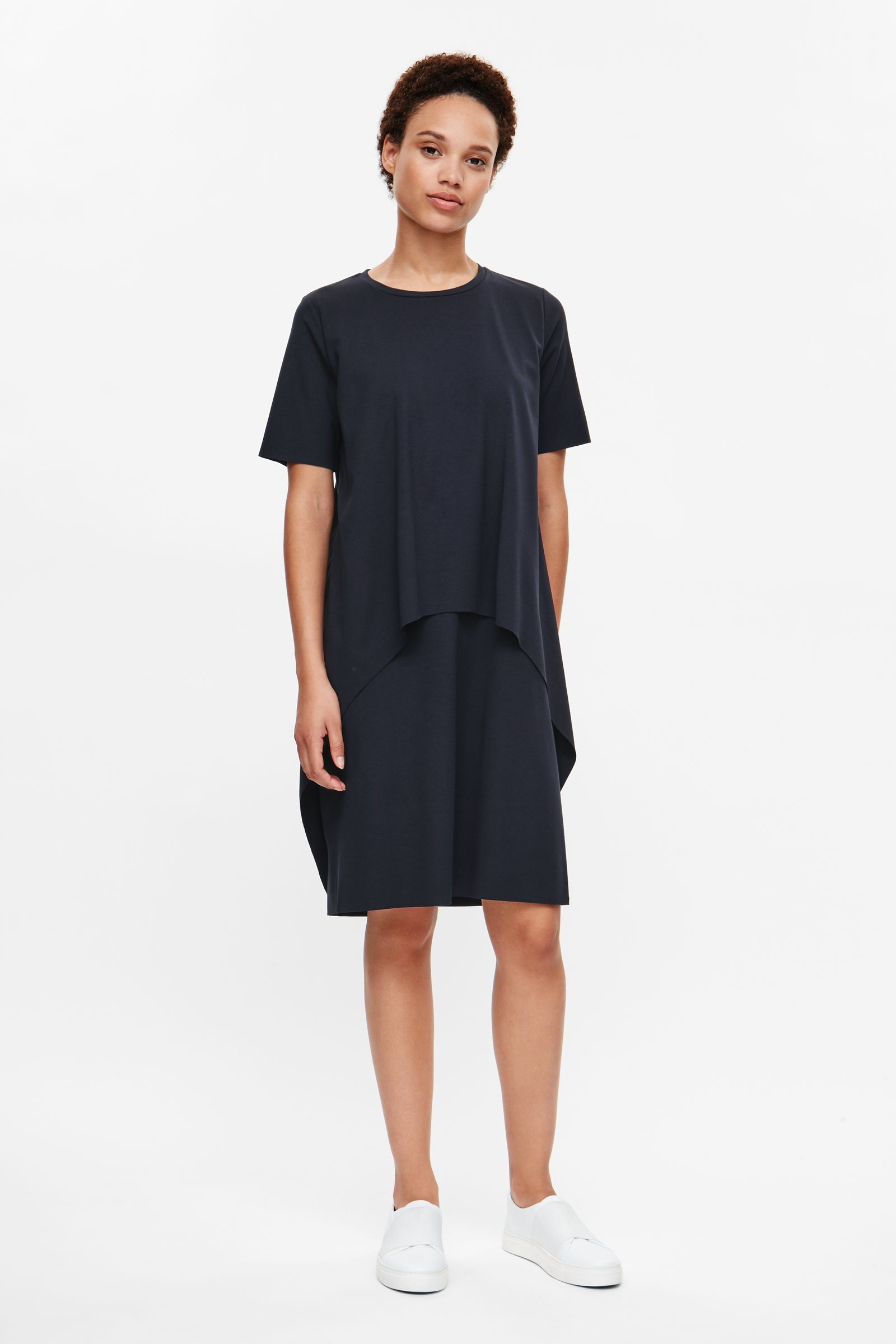 Circle cut layer dress