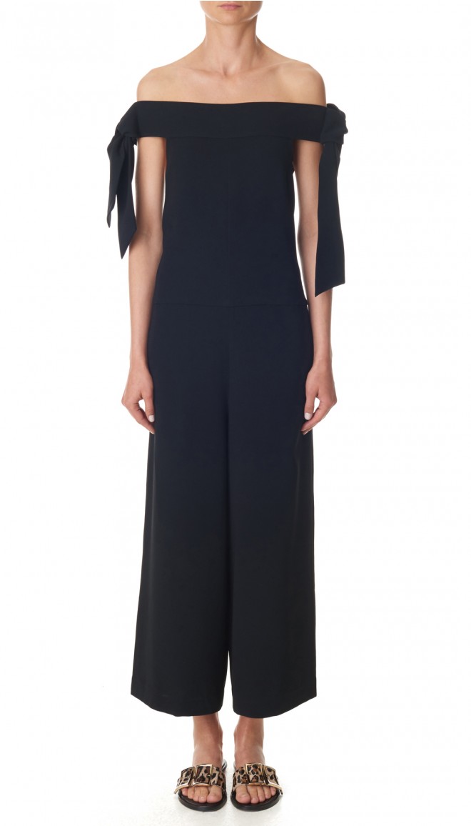 Shoulder Tie Jumpsuit - Dresses & Jumpsuits | Official Site