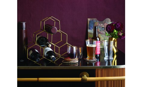 Hex Wine Rack  | Jayson Home