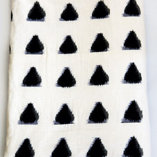 Khadi triangle motif quilt – Lost & Found