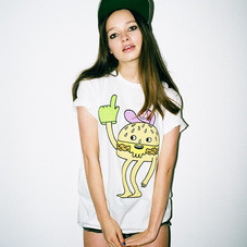 Lazy Oaf | Burgerac Drawing Club Girls T-shirt