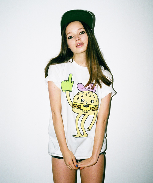 Lazy Oaf | Burgerac Drawing Club Girls T-shirt