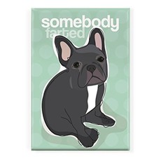 Amazon.com: Pop Doggie Somebody Farted Black French Bulldog Fridge Magnet: Home & Kitchen
