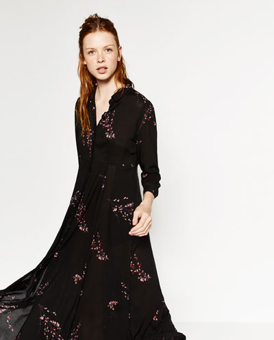 FLORAL PRINT DRESS - DRESSES-WOMAN | ZARA United States
