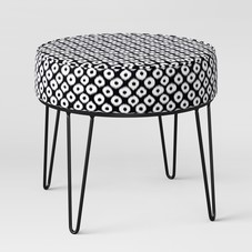 Carman Round Ottoman with Hairpin Legs - Project 62 : Target