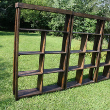 Beautiful TALL Dark Walnut Stained by UniquePrimtiques on Etsy