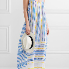 LemLem | Tabtab cotton-blend gauze maxi dress | NET-A-PORTER.COM