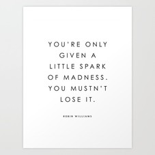 Spark Art Print by dngrmouse | Society6