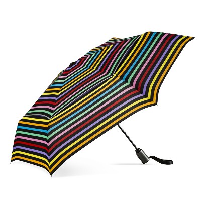 ShedRain® Air Vent Striped Compact Umbrella ... : Target