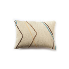 Tan Crossed Kilim Pillow - TRNK