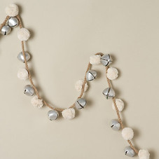 Jingle Bells & Snowballs Garland in  Holiday Tree Trimming Garlands at Terrain