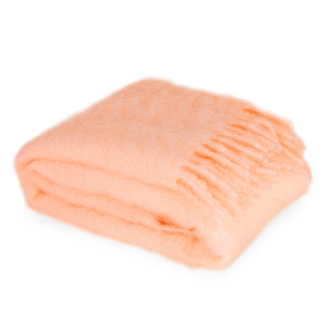 Mohair Fringe Throw                                                                                                              - Throws - 