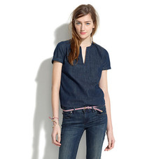 Denim Tee - shirts & tops - Women's NEW ARRIVALS - Madewell