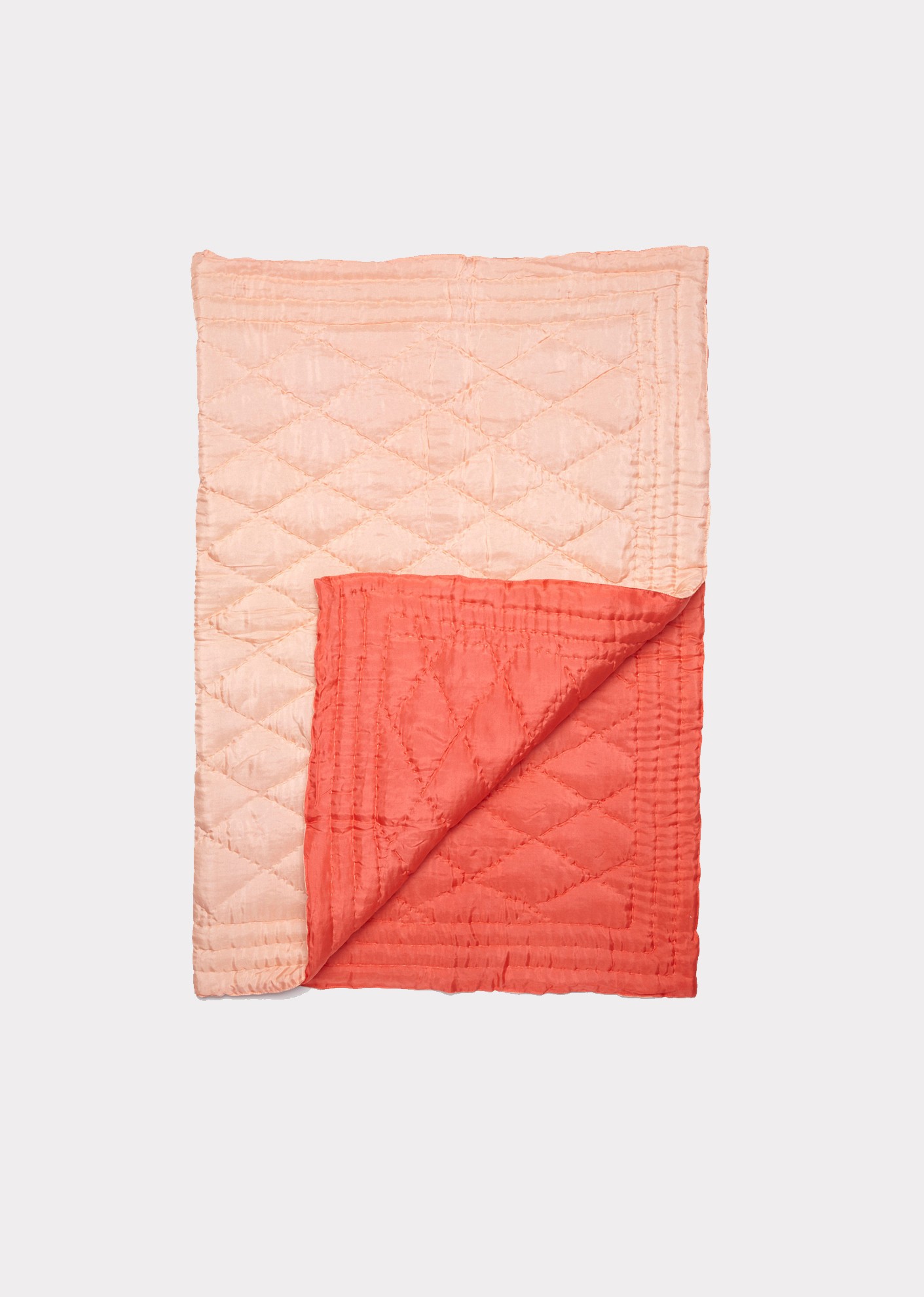Silk Quilt, Berry/Peony Pink