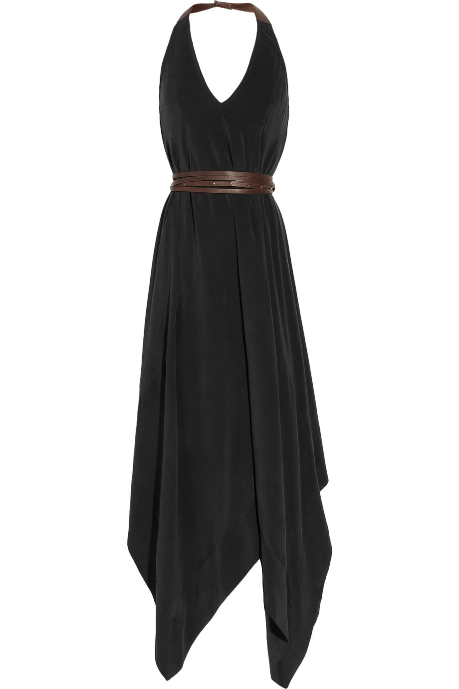 KAUFMANFRANCO&nbsp;|&nbsp;Sandwashed-silk halterneck jumpsuit&nbsp;|&nbsp;NET-A-PORTER.COM