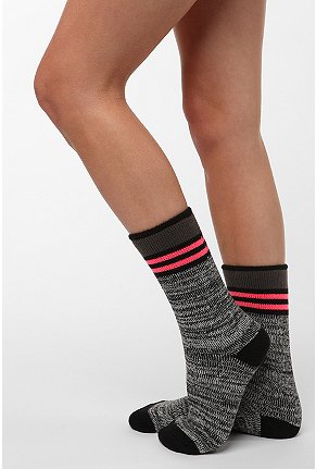 UrbanOutfitters.com > Pop Stripe Marled Boot Sock