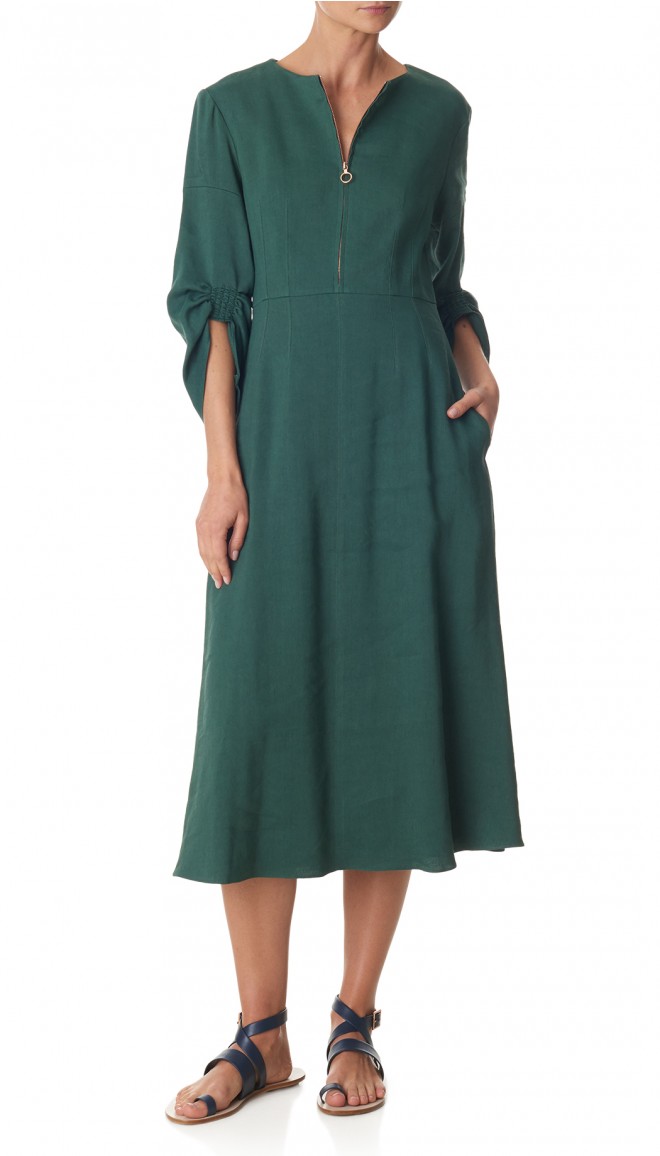 Marta Linen Dress - Dresses & Jumpsuits | Official Site